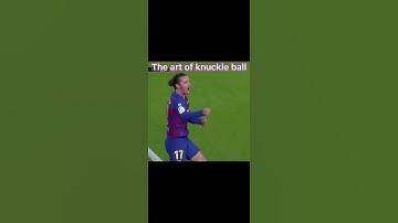 Thumbnail of The art of knuckleball 💫 #shorts #football #subscribe