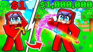 $1 vs $1,000,000 Minecraft Pickaxe!