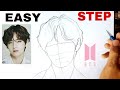 BTS V Kim Taehyung Drawing // BTS Drawing // BTS