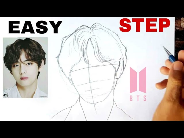 Kim taehyung sketch from bts