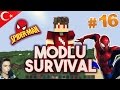 Minecraft Modlu Survival - Bölüm 16 - SPİDERMAN !!!