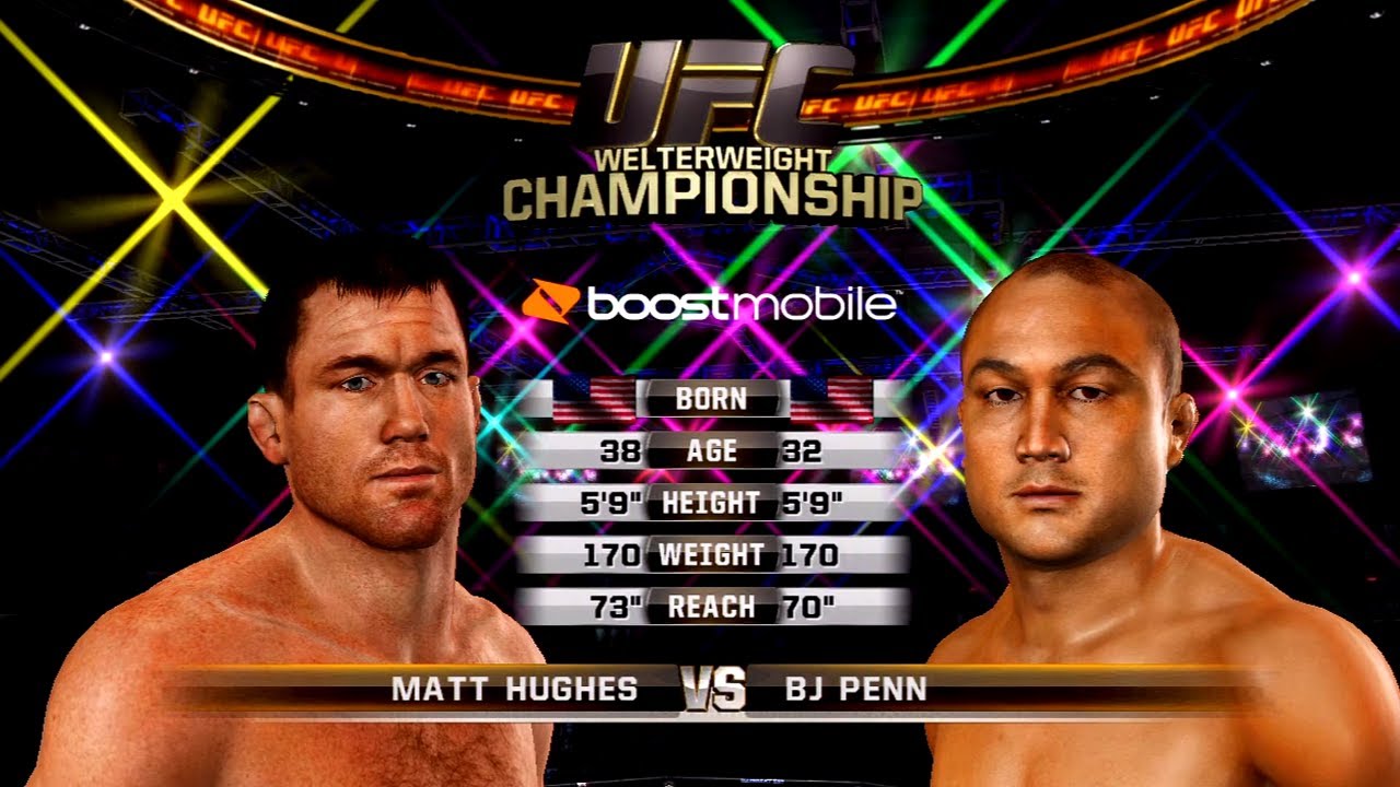 UFC Undisputed 3 Gameplay BJ Penn vs Matt Hughes - YouTube.