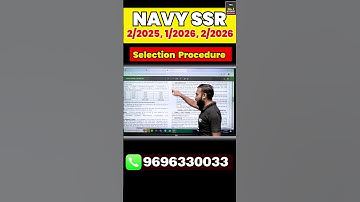 Navy SSR Selection Process: Intake 01/2025, 01/2026, & 02/2026 Explained! ⚓