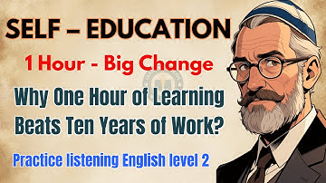 Educate Yourself Daily || Graded Reader Level 2 || English Practice.
