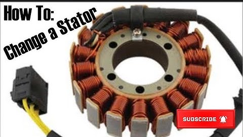 How To: Change a motorcycle stator