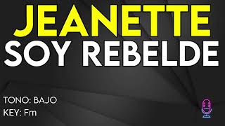 Jeanette - Soy Rebelde - Karaoke Instrumental - Bajo