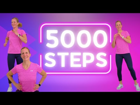 5000 STEPS FAST WALKING WORKOUT to Lose Weight, Burn Fat and Have Fun