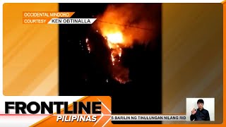 Forest fire, sumiklab sa Mt. Binatak sa Occidental Mindoro | Frontline Pilipinas