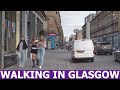 Walking Along Argyle Street In The West End Of Glasgow, Scotland