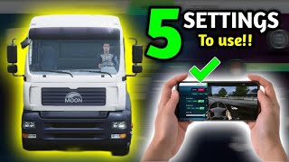 5 BEST SETTINGS To Use in Truckers of Europe 3 | FIX lag, improve performance & more!!