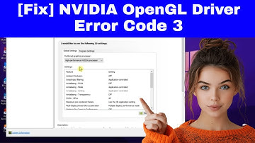 [SOLVED] NVIDIA OpenGL Driver Error Code 3  - "detected a problem with the main display driver"
