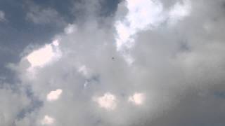 Полет воздушного змея с самодельным хвостом 2