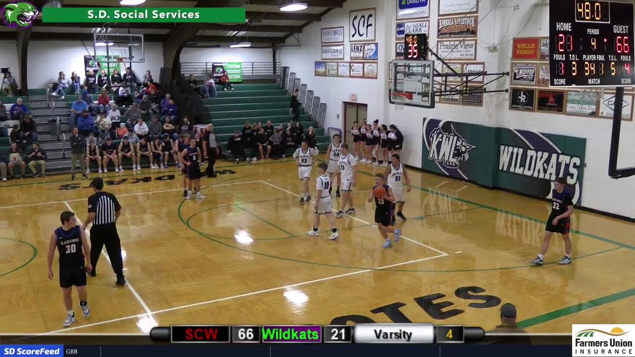 Sanborn Central Woonsocket vs KWL Wildkats (GBB & BBB)