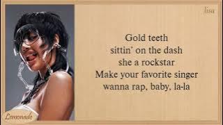 'LISA' ROCKSTAR LYRICS 🥰💯 |