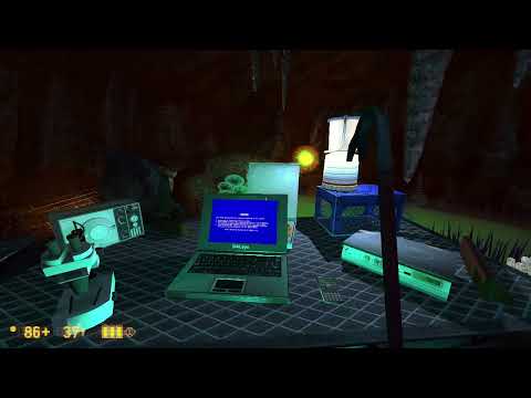 Видео: Black Mesa - Пасхалка с сообщением Барни (Русская озвучка от GamesVoice)