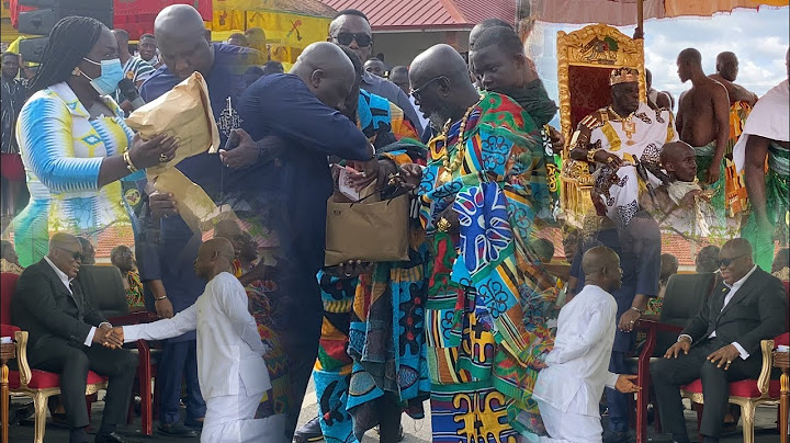 Prez.Nana Addo Shocked How Man Kneels To Greet Him+Clash Okyehene Over Galamsey Issues &Donates Huge