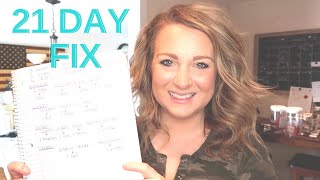 WHAT I EAT IN A DAY// 21 DAY FIX PLAN// GETTING BACK ON TRACK screenshot 3
