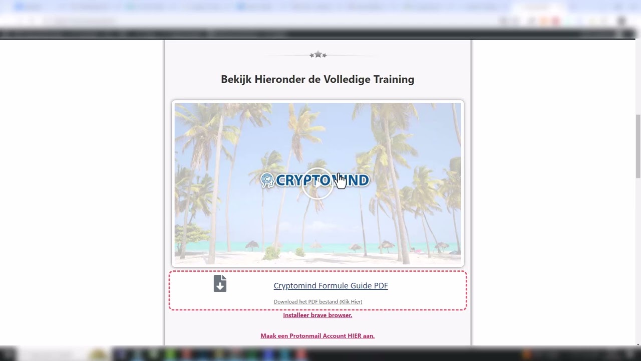 Cryptomind Demostratie Binnenkant