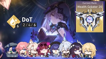 Definitely "DoT" | Honkai: Star Rail - Currency Wars - Wealth Creator 20【Full Run】