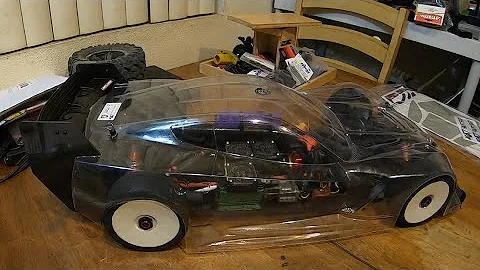 Arrma Limitless Refresh GT conversion Final Touches rear wing plate esc body mounts