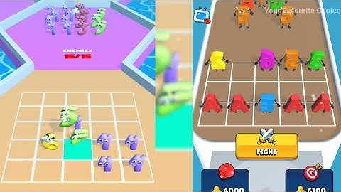 Number Run Merge 3D Math vs Merge Alphabet: Number Lore Run