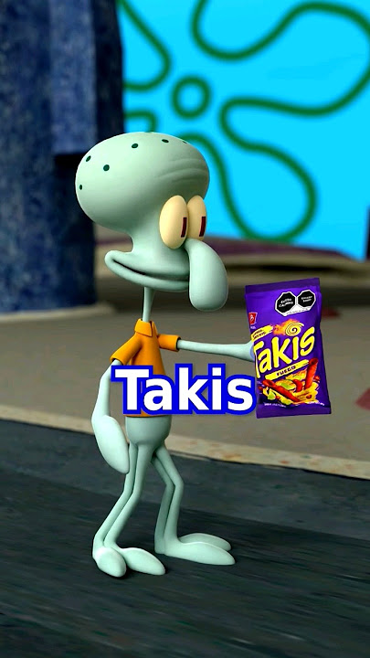 Squidward has Takis..🥺 #squidwardmemes #spongebob #spongebobcharacters