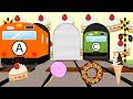 ABCを学ぶ踏切こどもアニメ | Learn the Alphabet with train for Kids