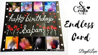 Endless Card ❤️| Handmade | Birthday Card ideas | Customisable Gifts | Birthday Gifts | S Crafts