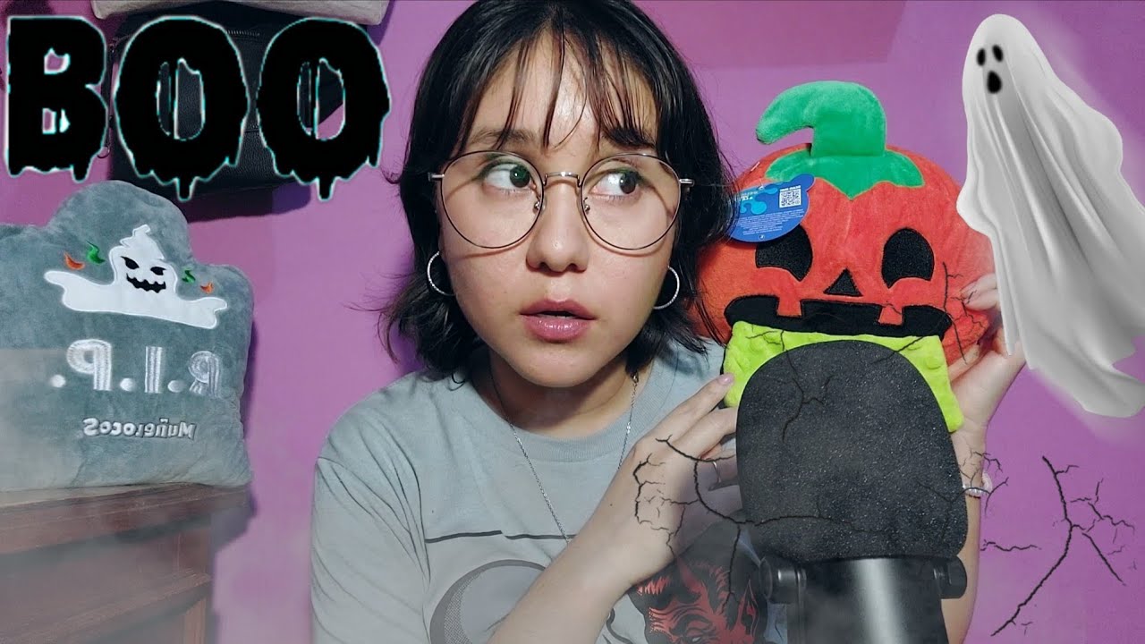 🎙ASMR con chicle mientras te cuento historias paranormales⚰️👻