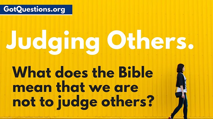 What does the Bible mean when it says, “Do not judge”? | GotQuestions.org - DayDayNews