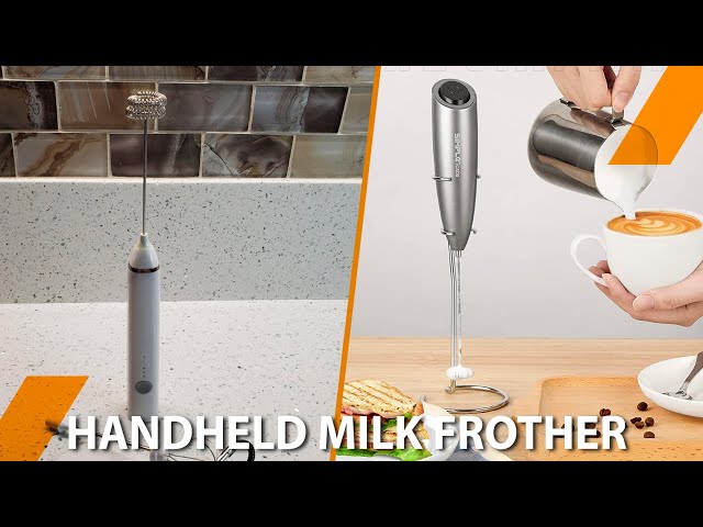 Crate & Barrel Handheld Electric Milk Frother + Reviews