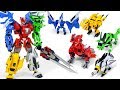 DragonForce 5 In 1 Otto Dragon Tyranno Steago Ptera Ankylo Raptor Dinosaur Robot Toy Transformation