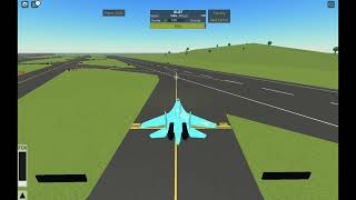 Roblox PTFS Dogfight F-22 vs Su-27 jet planes - Epic Aerial Battle!