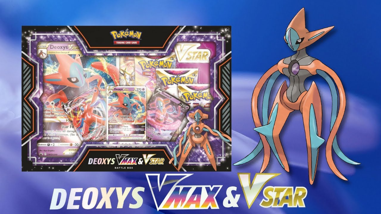 Pokemon TCG: Deoxys VMAX VSTAR Battle Box