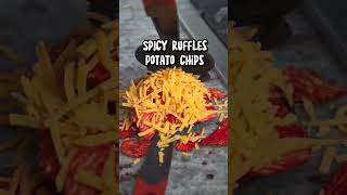 Spicy ruffles potato chips &amp; cheese hot pocket