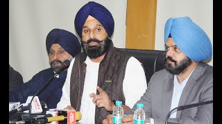 PRESS CONFERENCE BY BIKRAM SINGH MAJITHIA