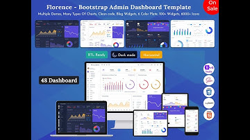 Unique Admin Dashboard by Florence Bootstrap Ui Kit