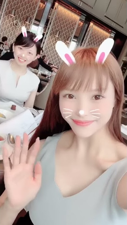 仲良しのモデル渡邊まり恵ちゃんと朝食デート