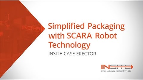 INSITE Case Erector - SCARA Robot