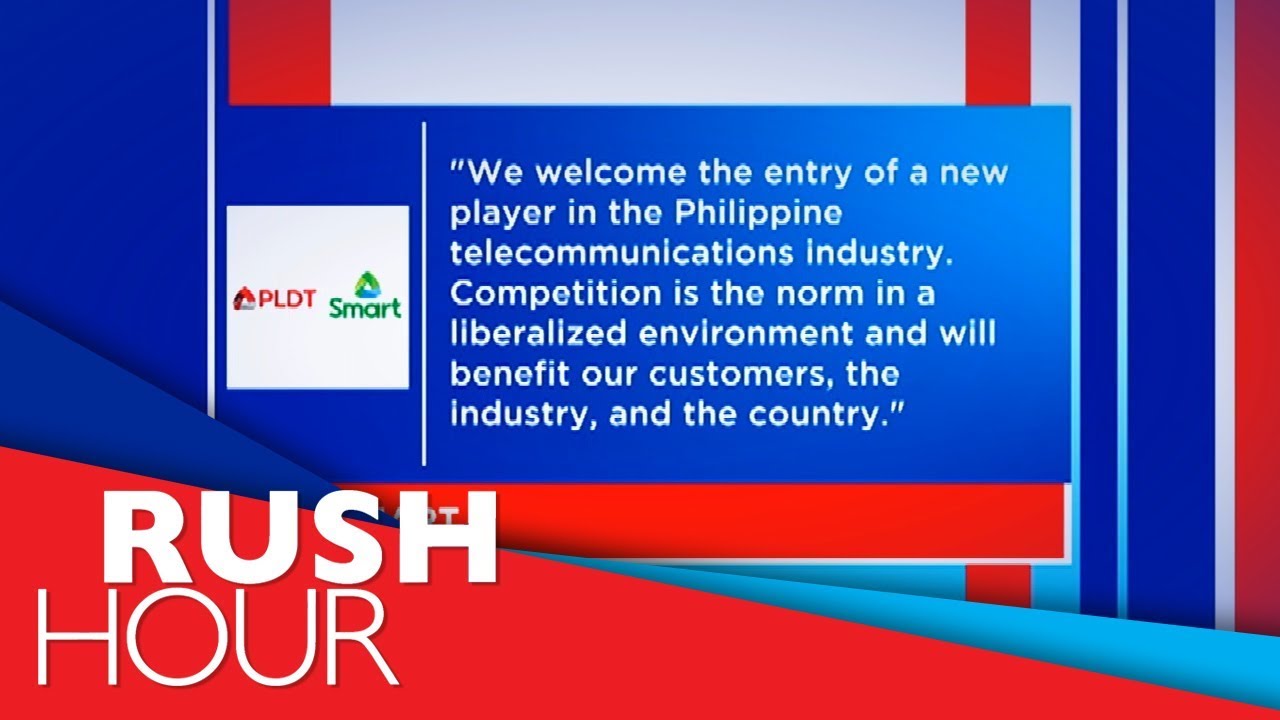 Third telco player welcomed by PLDT, Globe