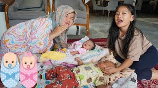 Vlog Mamah Merawat Dua Bayi Lucu 👶Salsa and Family