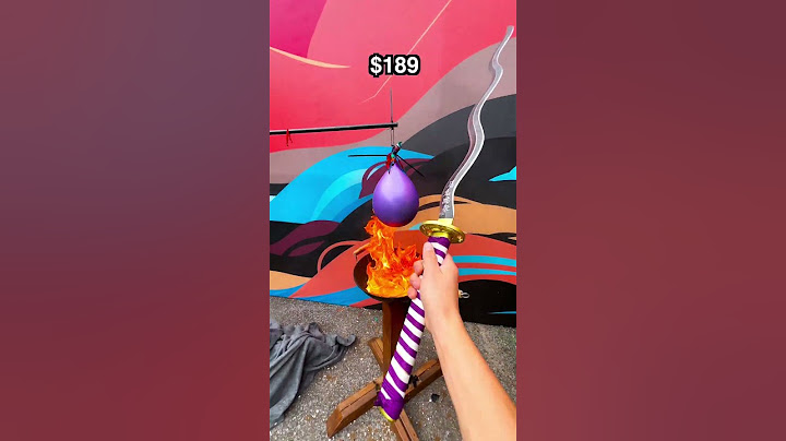 How Sharp Are Our Most Expensive Swords?