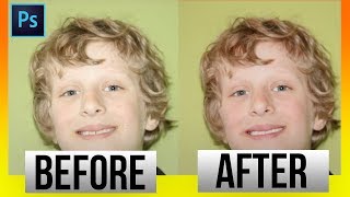 Photoshop 60sec : How to make a before after picture