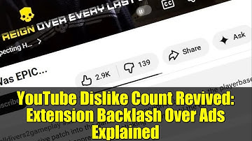 YouTube Dislike Count Revived: Extension Backlash Over Ads Explained