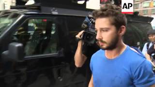 Shia LaBeouf was released from police custody Friday after he was escorted from a Broadway theater f