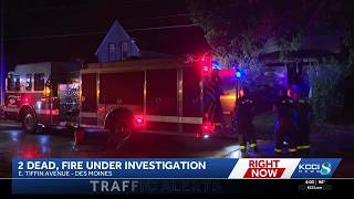 UPDATE: 2 dead after overnight house fire in Des Moines