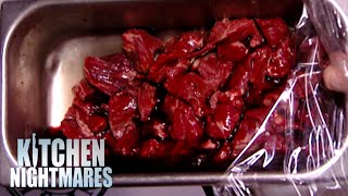 Gordon Ramsay Finds Beef Bits Kept In BLOOD | Kitchen Nightmares