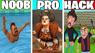 NOOB PRO HACKER TROLL VILLAINS 🤡 Scary Teacher Dark Riddle Scary Robber by Hapno Game 14,438 views 1 month ago 10 minutes, 29 seconds