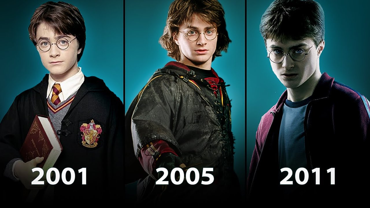 Evolution Of Harry Potter Movies (2001-2011) From 11 To 21 Years.