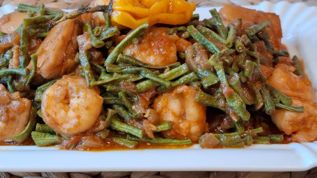 Surinaamse Kouseband met Kip & Garnalen uit Oma's  Keuken🇸🇷🇸🇷